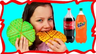 НОВЫЕ ЧЕЛЛЕНДЖИ 2018 - КРЕЙЗИ ЭКСПЕРИМЕНТ Вафли из КОКА КОЛА ФАНТЫ и ТАРХУНА Бомба Челлендж / Вики Шоу